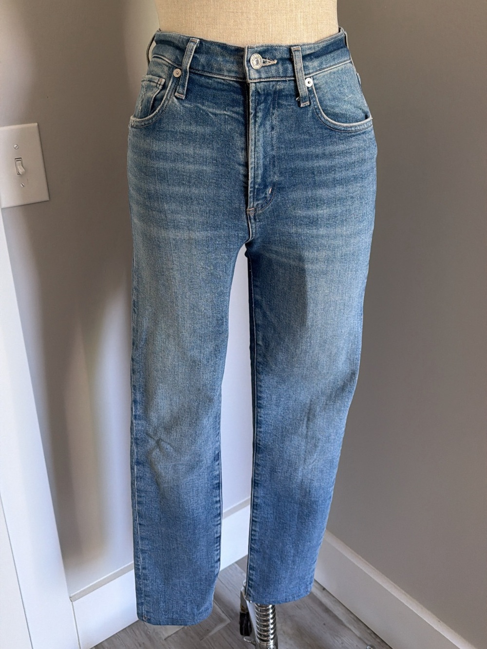 Citizens of Humanity Olivia Women's Skinny Ankle Medium Wash Jeans Sz 25